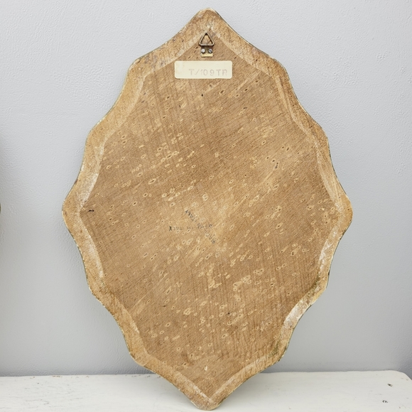 Vintage Italian Wall Art Wood Plaques Florentine Toleware Tole Art Gold Gilt - Picture 8 of 16